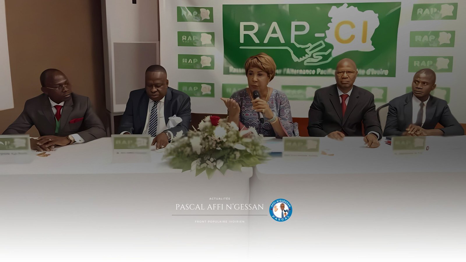 Pascal Affi N’Guessan LE RAP-CI VEUT SURTOUT JOUER LE RÔLE DE LANCEUR D’ALERTES, A DIT LA PRÉSIDENTE DANIELLE BONI-CLAVERIE.